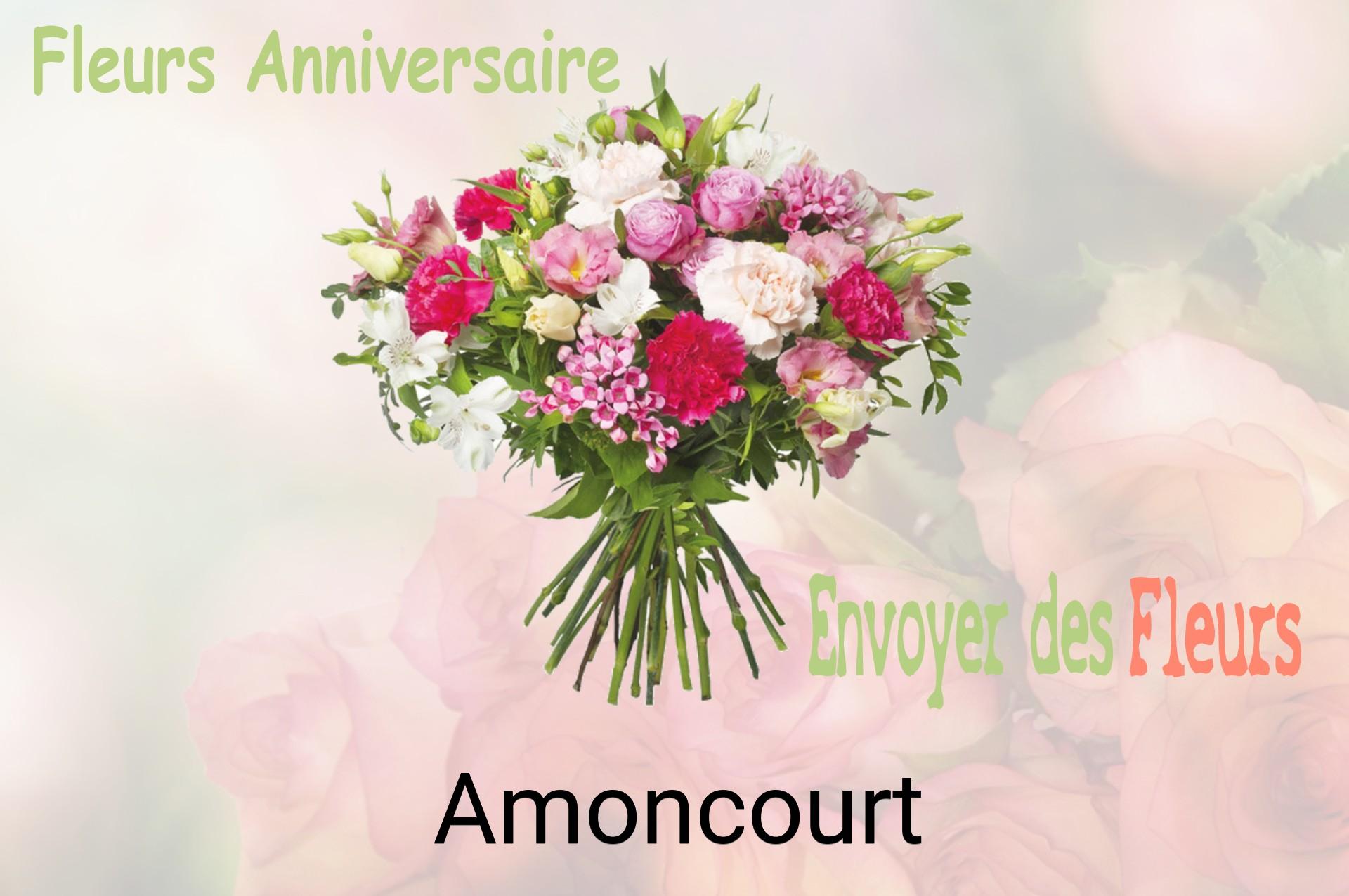 Bouquet de fleurs d’anniversaire livré à Amoncourt