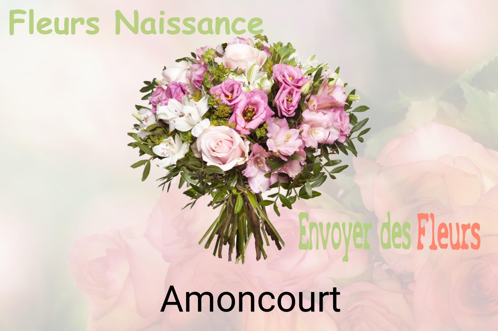 Bouquet de fleurs de naissance livré à Amoncourt